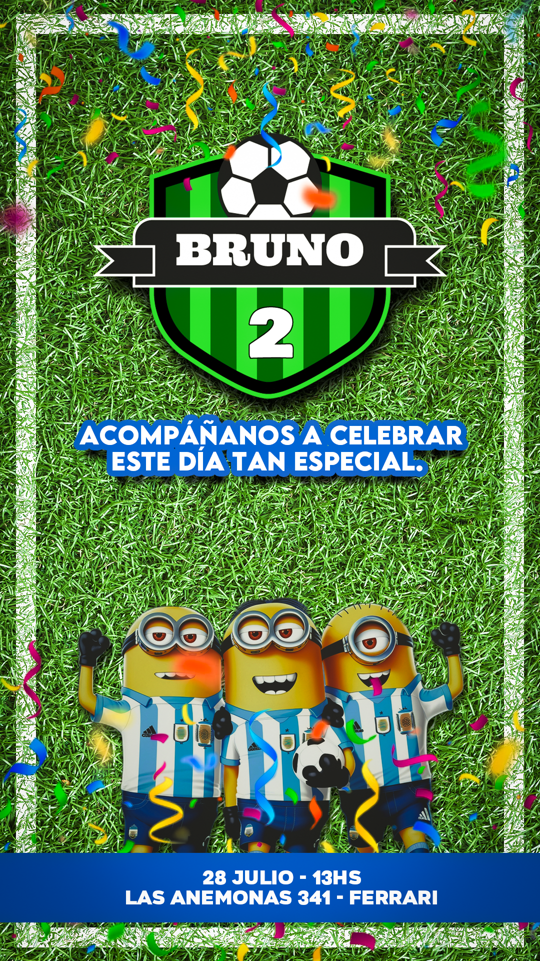 Invitación Estática Infantil