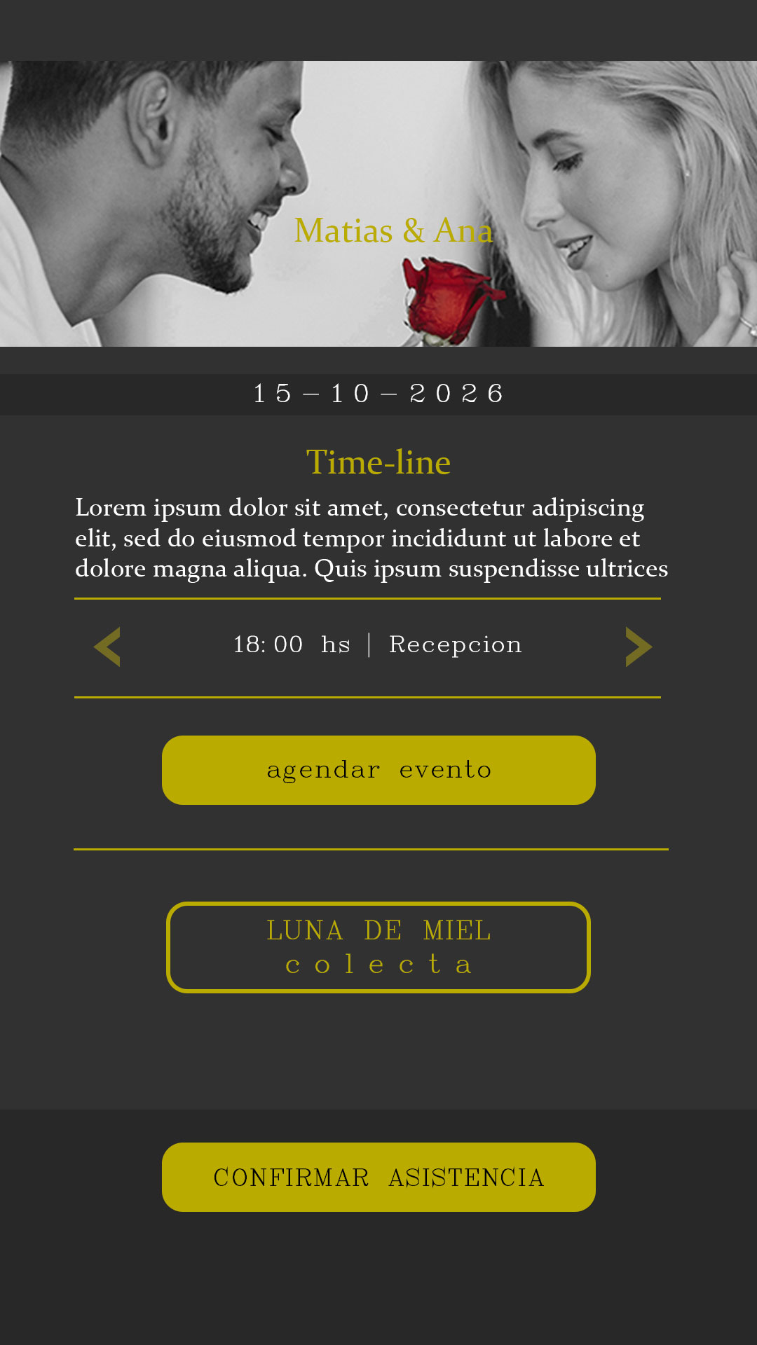 Concepto Web Bodas